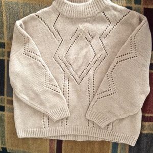 beige/creme sweater